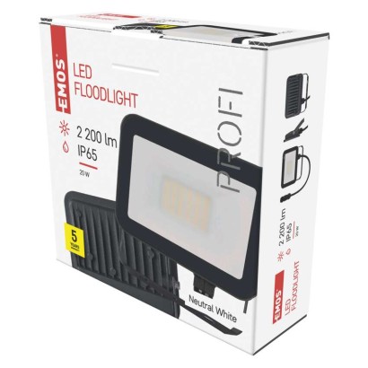 INOVO LED-reflektor – 20 W, IP65 – EMOS ZS2622